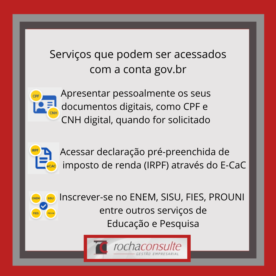 Por que criar uma conta no gov br rocha consulte
