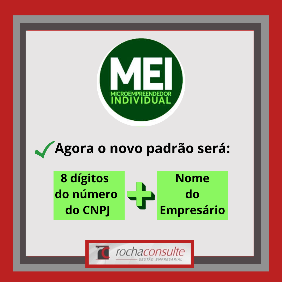 Nome Empresarial do MEI mudou? - Rocha Consulte